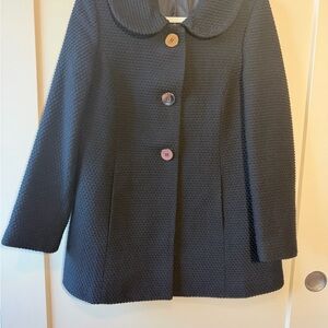 Chadwicks Black Textured Pea Coat